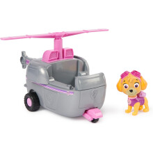 Skyes helikopterlekset med actionfigur, autentiska detaljer och snurrande propeller för realistisk flygaction, fungerande hjul för marken