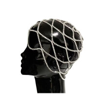 Catena per capelli con strass, accessorio per feste in stile Art Déco, copricapo con cristalli e regalo perfetto, strass di alta qualità per un