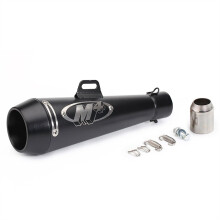 51mm Universal Motorcycle Exhaust Muffler Pipe for Yamaha Honda Kawasaki Scooter Dirt Bike Stainless Steel