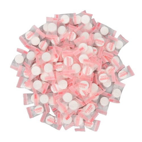 Casa Bellezza Maschere Facciali in Cotone Compressionate USA 100pcs Monouso DIY 1