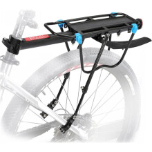 Universele fietsendrager, weerbestendige achterdrager van aluminiumlegering met verstelbaar ontgrendelingsmechanisme, snelle installatie voor veilig