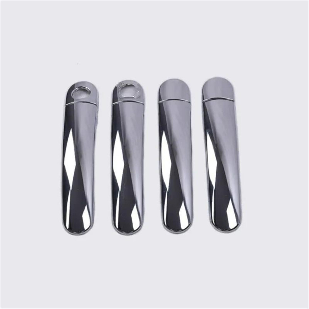 Chrome Car Door Handle Covers For Skoda Yeti 20092017 (Silver) Black/Silver 9347817994131