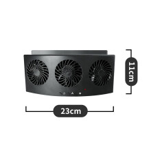 Fan, vehicle exhaust air circulation exhaust fan, vehicle replacement fan, inside the cooling heating radiator (Color: Black8692A)
