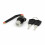 Replacement parts ignition lock key lock for bicycle scooter 19mm diameter 1pc 1