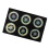 EMF-Schutzaufkleber für Handys & Computer, 6er-Pack Silber 5