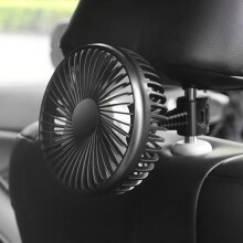 Car Dashboard Cooling Fan, Car Fan Car Suction Cup Fans Vehicle Cooling Fan Car Powerful Quiet 3 Speed Ventilation USB Car Fan for Car Office Bracket