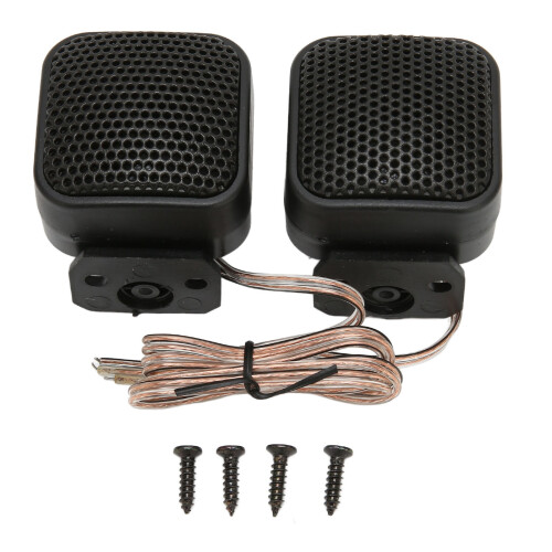 2 Stück Autotweeter 105dB 500W ABS Schwarz Universell passend 1