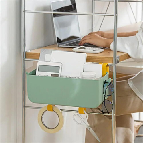 Hanging Organizer Green Bedside Storage With Hooks And Spacious Compartments 2