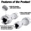 Tool for removing bathtub drains with two ends for the bathroom 4