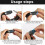 2 Pieces Helmet Lock Motorcycle Cable Lock Combination Lock 4 Digit Lock with Combination Code Bicycle Lock for Bicycle, Tricycle, Motorcycle 5