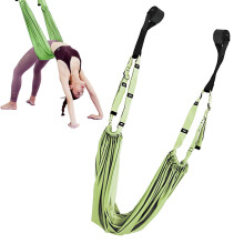 Aerial Yoga Rope Backbend Assist Flexibility Trainer Spagat Training AntiGravity Green