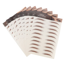 8 Eyebrowstickers, Waterdichte Wenkbrauwrapels, Schoonheidstickers