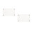 2Pièces Boîtier Transparent Support Pour Écran Tactile 10