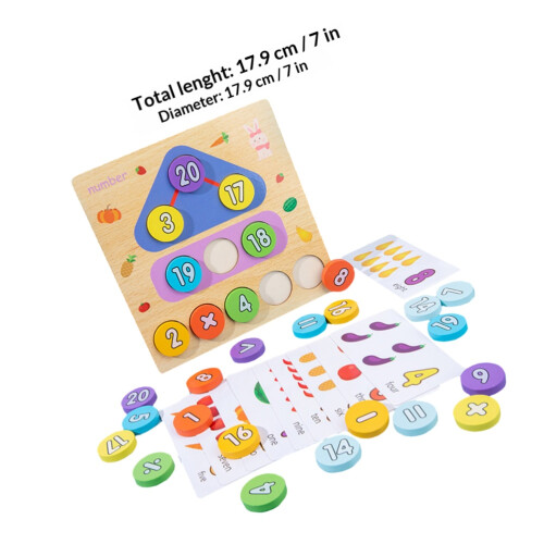 Ensemble Puzzle Éducatif Avec Blocs De Correspondance 1