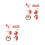 12Pièces Broches Pin Fête Accessoire 7