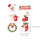 12Pièces Broches Pin Fête Accessoire 10