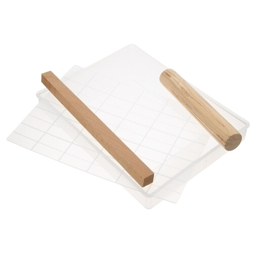 1Ensemble Outils Nougat En Bois PP Pour
