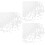 Foams Particle White Craft Project For Kids 3pcs 8