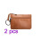 2Pcs Multi-Function Clutch Wallet With Key Ring For Women 1