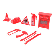 32 Pcs Firefighter Playset With Extinguisher Ladder And Accessories