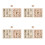 8 Sets Wooden Printing Toy For 3