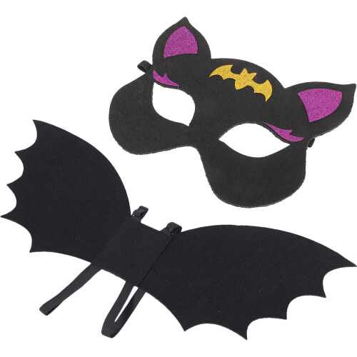 4 Sets Halloween Bat Wing Mask Costume For Kids 1