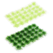 10 Boxes Simulated Static Grass Tufts For Diy Sand Table Ornament