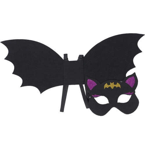 4 Sets Halloween Bat Wing Mask Costume For Kids 2