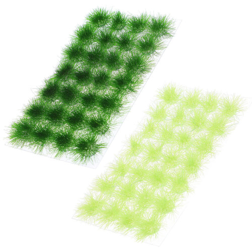 10 Boxes Simulated Static Grass Tufts For Diy Sand Table Ornament 2