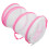 3Pièces Filet Rose Cage Respirante Durable Et Simple 1