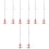 8 Pcs Double Umbrella Hook Double Layer Bite Stainless Steel 3