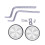 Roues Entrainement Blanches Kit Fixation Facile 12-20 2