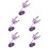 5 Sets Halloween Rabbit Traction Harness Leash For Ferret Walking 8