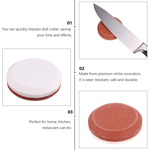 2Pcs Round Grinding Sharpening Stone For Household Use 1