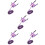 5 Sets Halloween Rabbit Traction Harness Leash For Ferret Walking 10