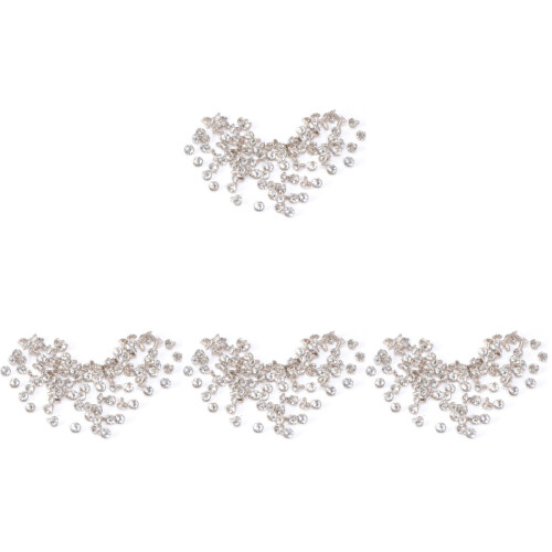 400 Pcs White Drill Nail Button 2