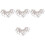 400 Pcs White Drill Nail Button 4