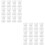 40 Pcs Bear Shape Modelings Flower Decors 11