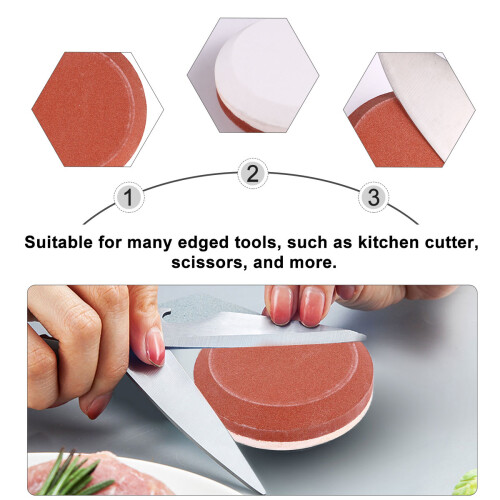 2Pcs Round Grinding Sharpening Stone For Household Use 2