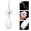2 Pcs Car Hanging Decor Rhinestone Auto Ornament 8