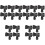 20 Pcs Microphone Clip Standard Spring Clamp For Wired Wireless Mic 5