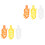 Worgeous 6 Pcs Plastic High- Fruit Tools Multi-Function Fruit Pickers 3
