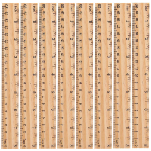 3 Pieces Metre Stick Tape Ruler One Side Double Scale