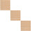 3 Pieces Metre Stick Tape Ruler One Side Double Scale 11