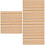 3 Pieces Metre Stick Tape Ruler One Side Double Scale 8