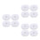 12Pcs Breathable Polyester Anti-Static Working Caps for Adults White 5