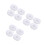 12Pcs Breathable Polyester Anti-Static Working Caps for Adults White 7