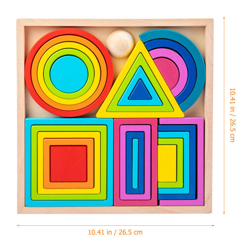 One Set Of Color Shape For Kids Cognitive Development 2
