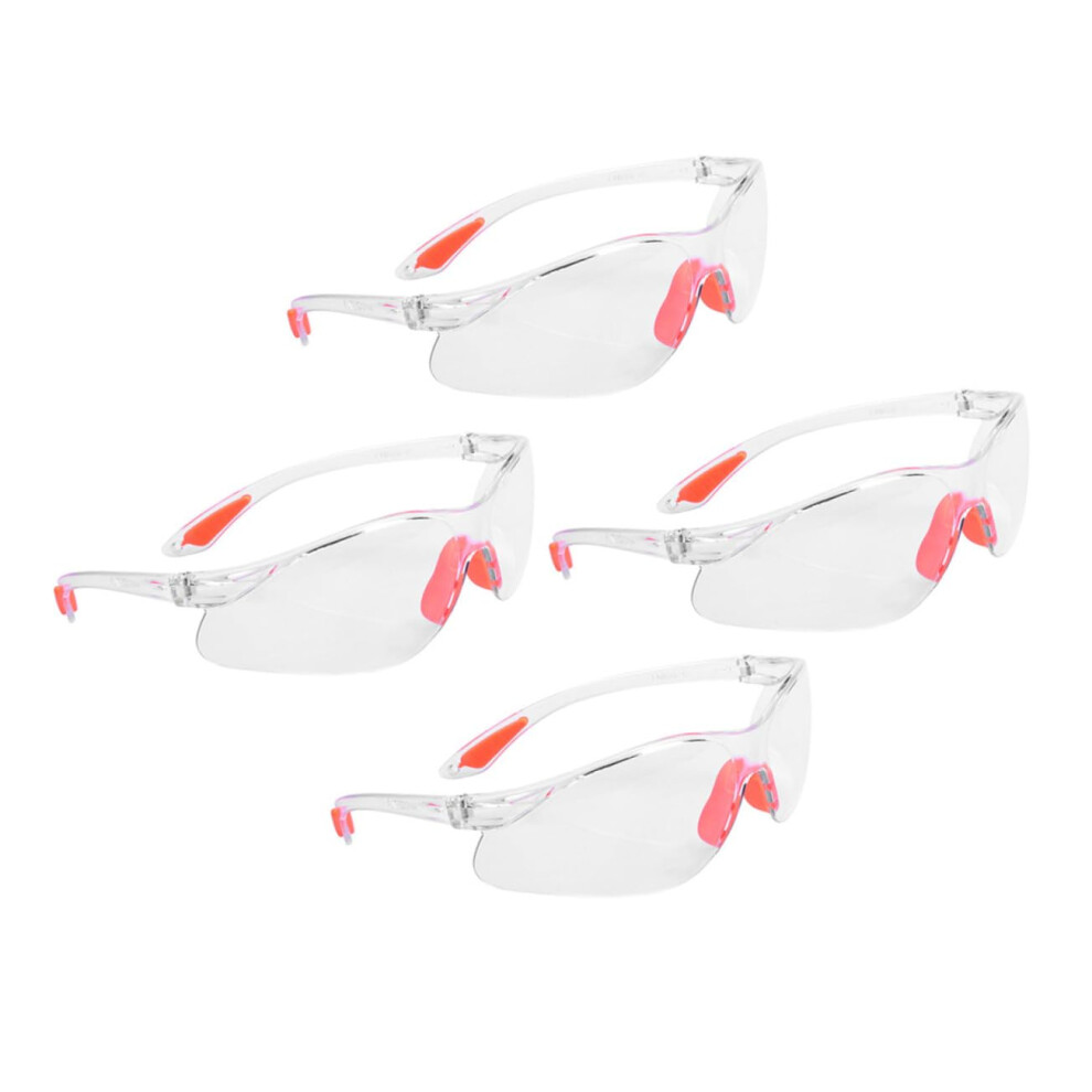 Fog Scratch Safety Glasses 4Pack Protective Eyewear For Work Construction With Side Shields Eye Safety 9426802614329