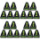 20 Pcs Two Shaped Mini Triangle Bubble Spirit Level 7
